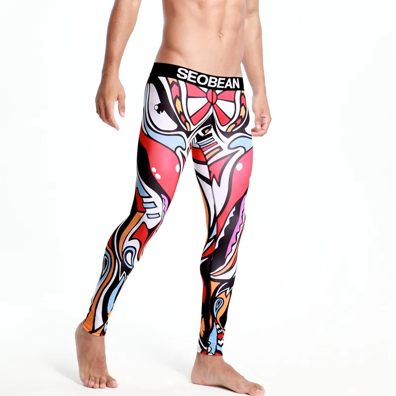 GANYANR Brand Running Tights Men Sports Leggings Fitness Quick Dry Pants Basketball Compression Athletic Bodybuilding Gyms