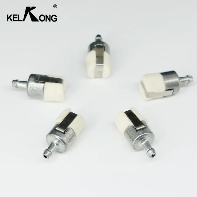 kelkong 5pcs gas fuel filters for homelite stihl pouland echo