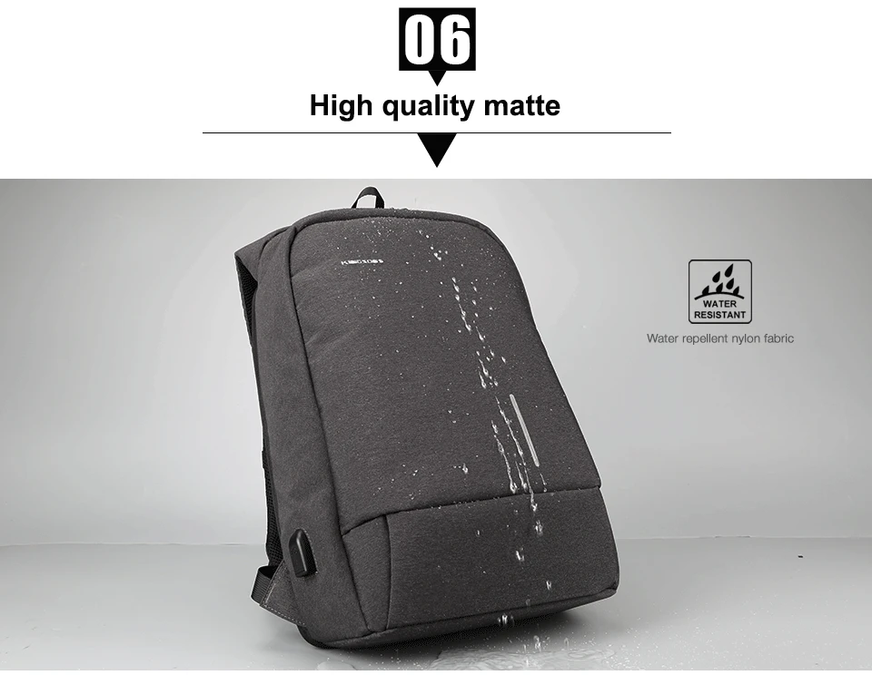 Kingsons НОВЫЕ ПОСТУПЛЕНИЯ 13 15,6 дюйм(ов) мужской рюкзак для ноутбука большой емкости рюкзак повседневный стиль сумка водоотталкивающий рюкзак