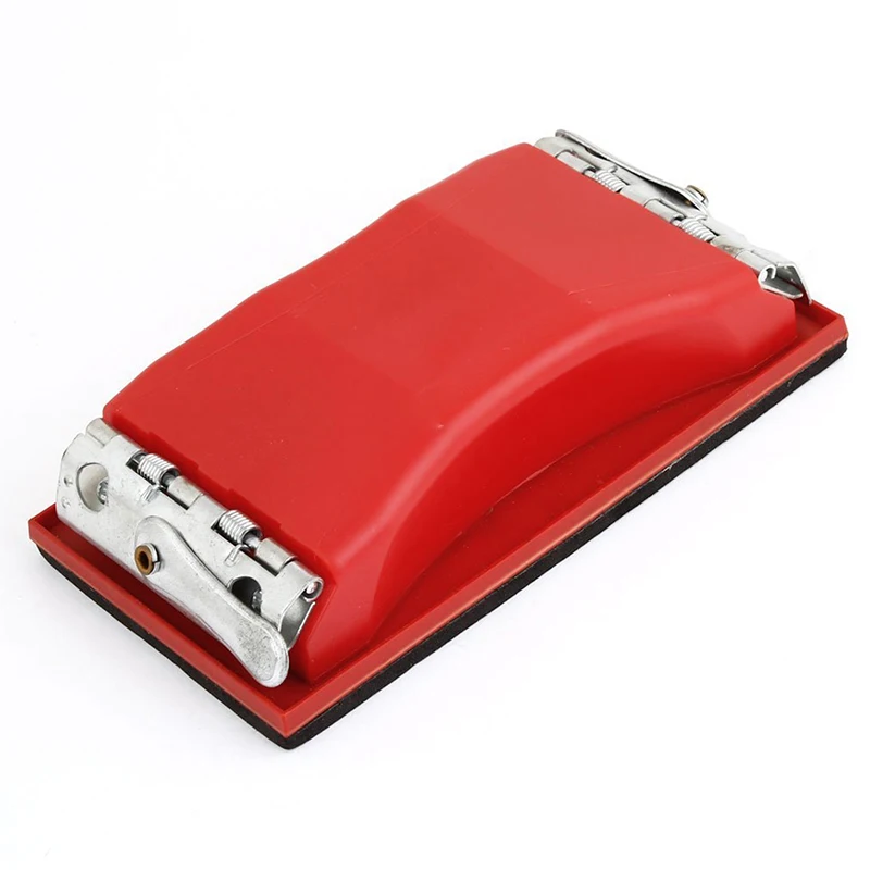 

EASY-Rectangle paper grit sandpaper holder hand sander red black