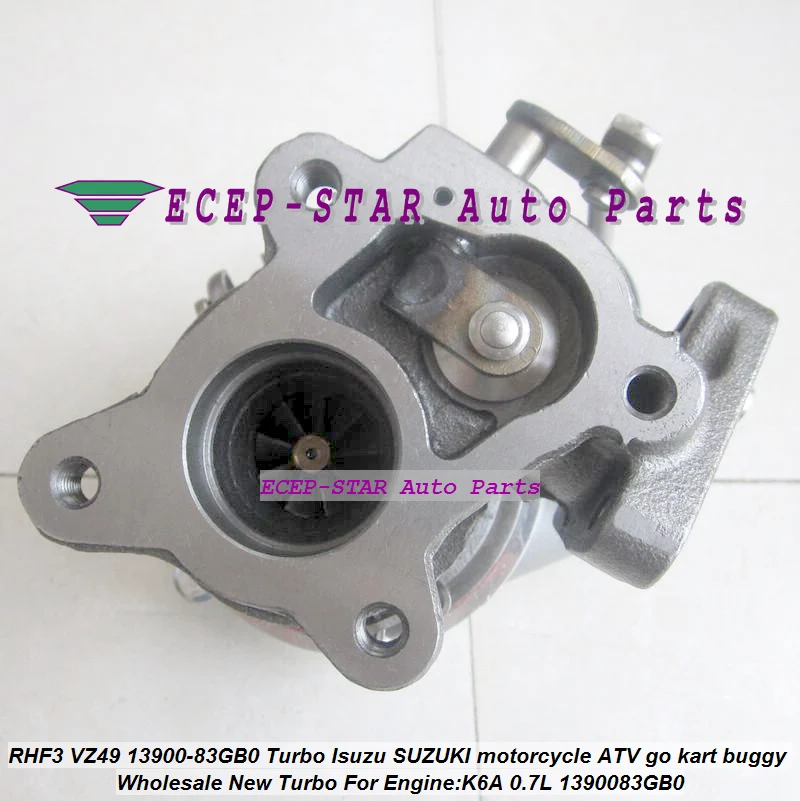 RHF3 VZ49 13900-83GB0 1390083GB0 13900 83GB0 Turbo For Isuzu For SUZUKI motorcycle ATV go kart buggy K6A 0.7L (5)