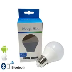 Milight Bluetooth 4,0 светодио дный лампы 4,5 Вт E27 RGBW светодио дный lights Смарт лампы освещения изменение цвета Затемнения по телефону IOS /Android APP