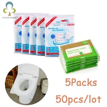 Toilet-Seat-Cover Accessiories-Mat Disposable Travel/camping Bathroom Waterproof 50pcs/Lot