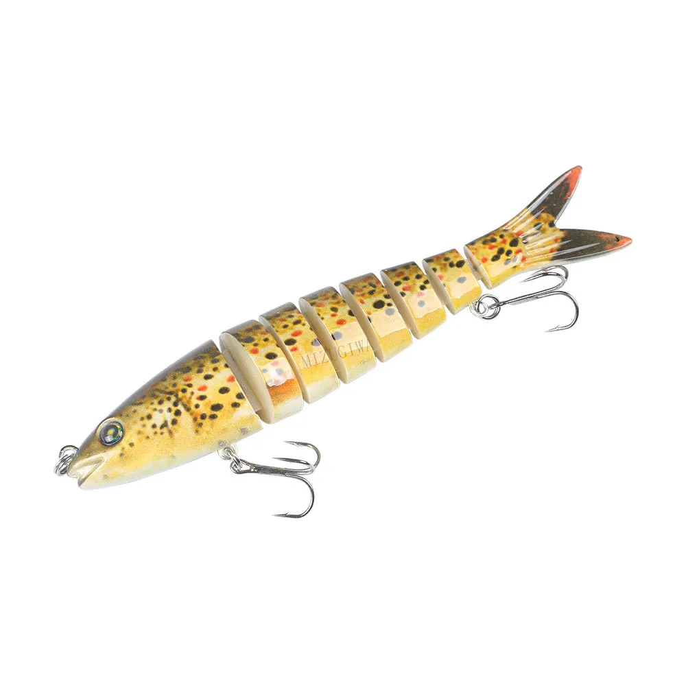 

Mizugiwa 13.5cm 19g Fishing Wobblers 8 Segments Swimbai Artificial Wobbler Lifelike Fishing Lures Fishing Tackle Accessories