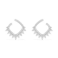 ZEF APM серьги-гвоздики из стерлингового серебра 925 пробы, креативные Простые Модные Гламурные великолепные элегантные женские ювелирные