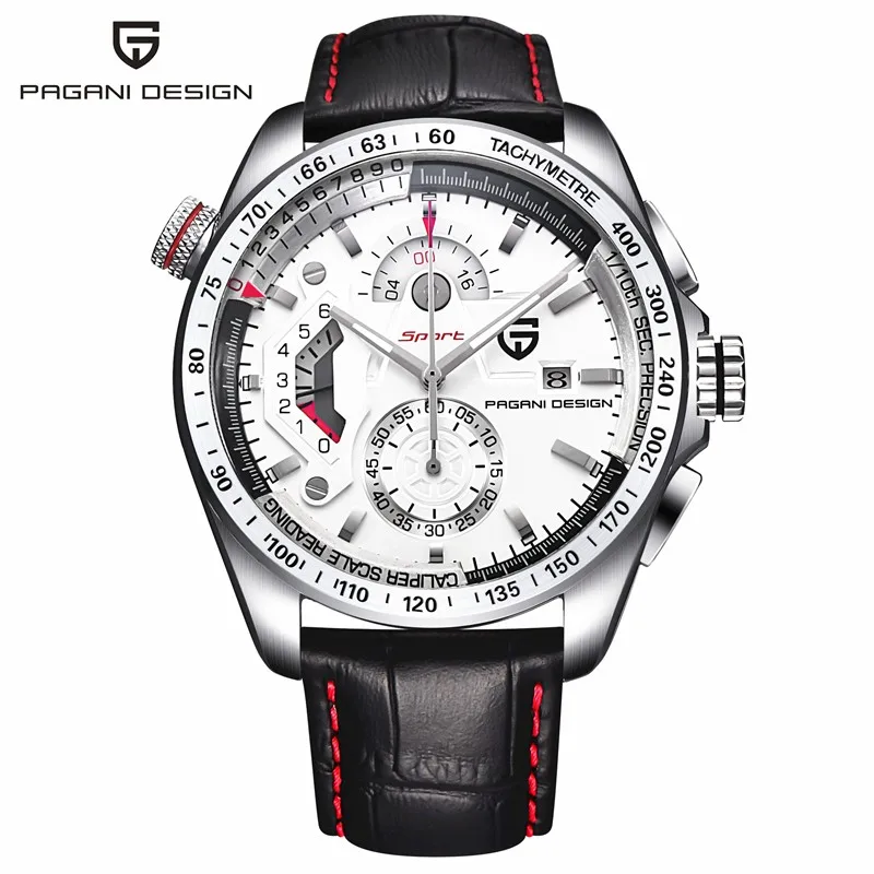 PAGANI DESIGN Luxury Brand Sport Watches Quartz Stainless Steel Full Watch Men's Watch / CX-2492C