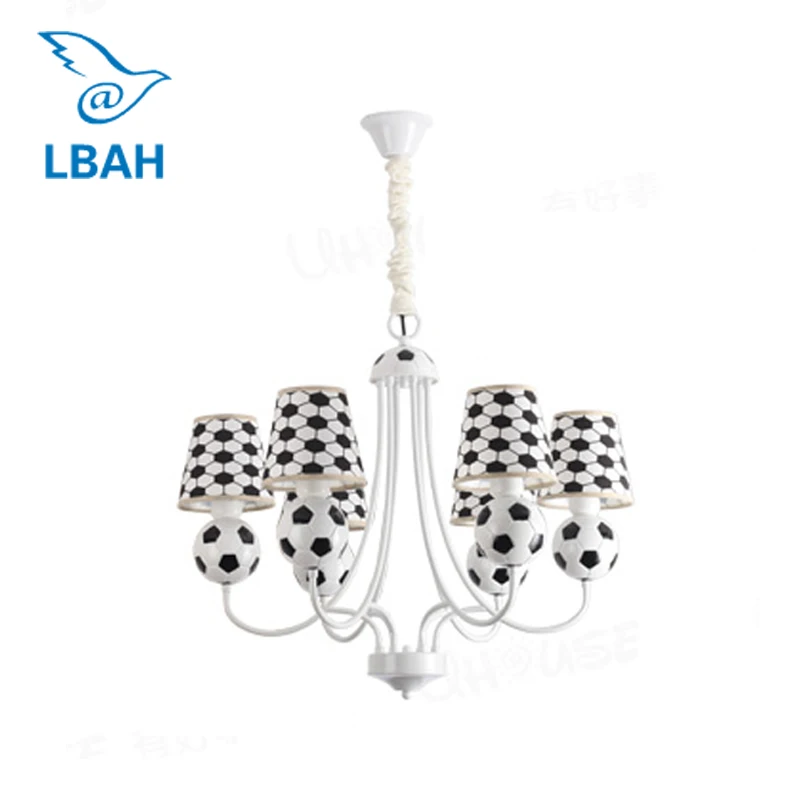 

The new football children room chandelier Baby boy room bedroom creative personality LED the lamp