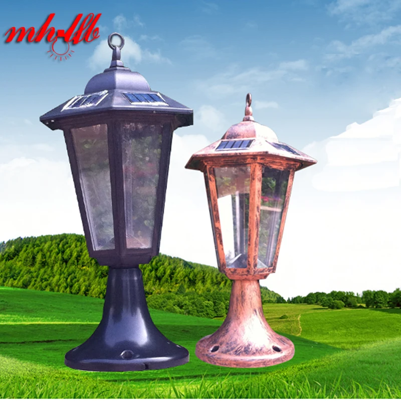 

Luz De LED Solar Panel Wall Lamp Lustre Sconce Porch Lights Home Garden Gate Pillar Outdoor Luminarias Decorative Lighting