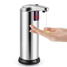 280 мл автоматический жидкий мыло диспенсер нержавеющая сталь сенсор мыло Диспенсер насос душ Кухня Мыло бутылка для ванная комната