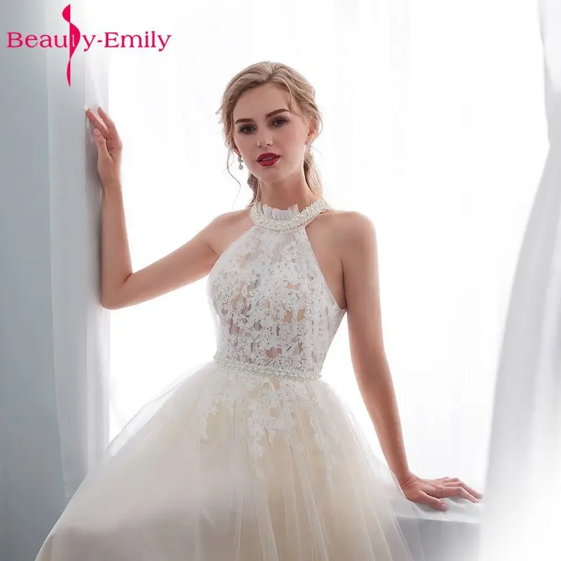 Beauty Emily White Lace Formal Evening Dresses 2019 long Plus Size A-Line Evening Party Dresses Floor-Length Prom Dress Elegant Beauty Emily White Lace Formal Evening Dresses 2019 long Plus Size A-Line Evening Party Dresses Floor-Length Prom Dress Elegant