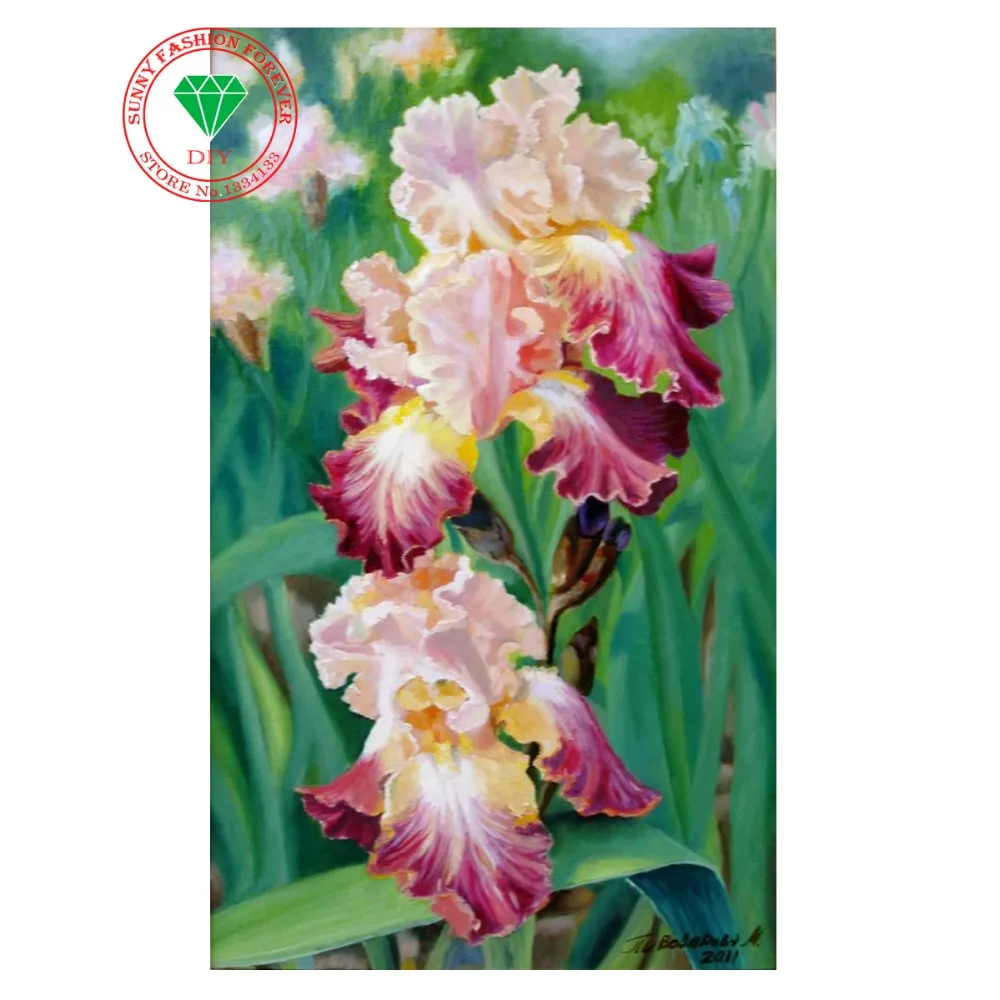 

Diy Diamond Painting Kits Diamond Embroidery Flowers Full Rhinestone Cross Stitch Diamond Mosaic Picture picture of rhinestones