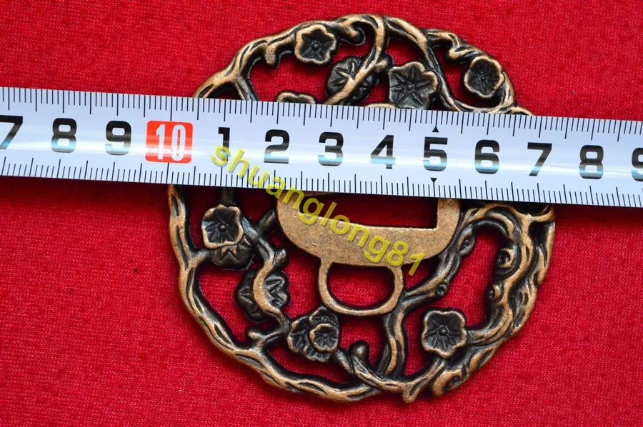 Высокое качество сплава японский Guard Tsuba для самурай катана меч Ножи гвардии Wakizashi w цветок
