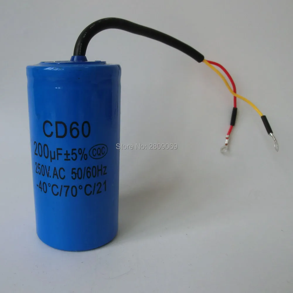 

staring capacitor CD60,200uf,250V.AC,50/60Hz,-40/70 temperature/21