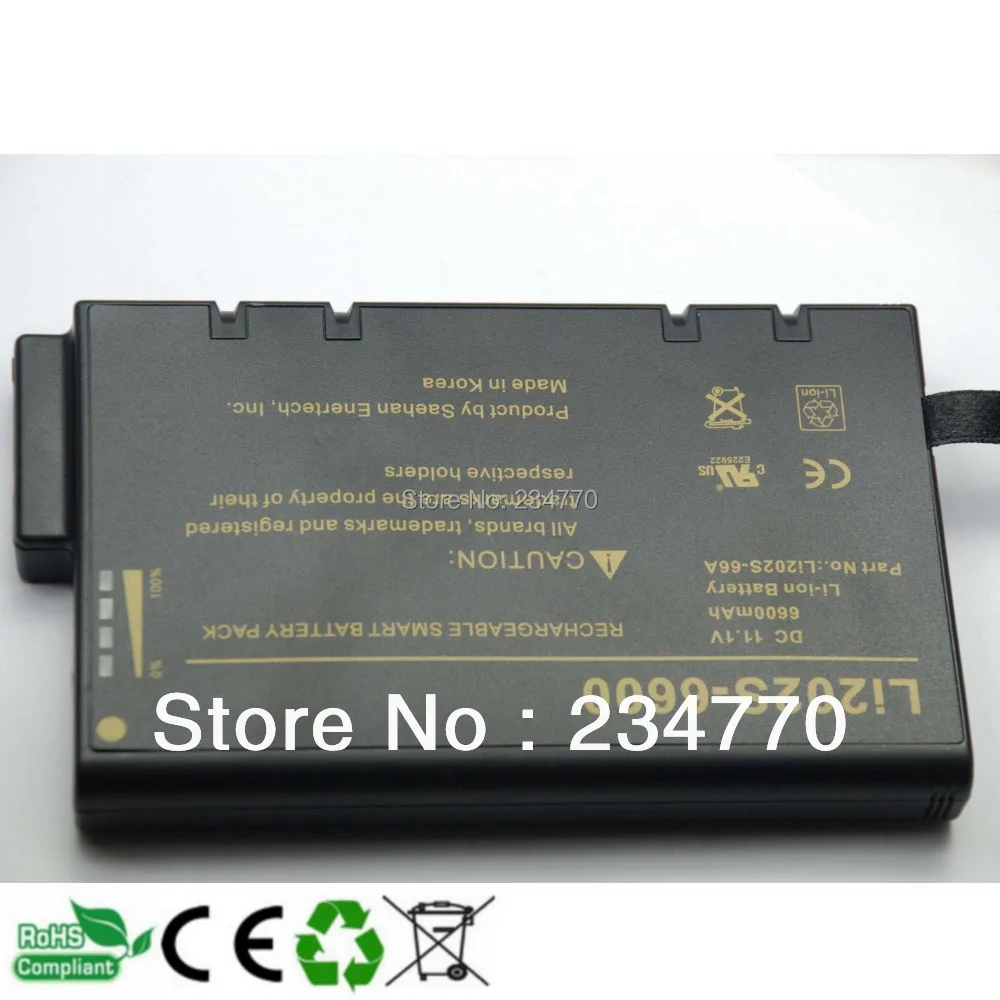 Replacement FOR philips goldway ECG battery LI202S-6600,Li202S-60A Medical battery