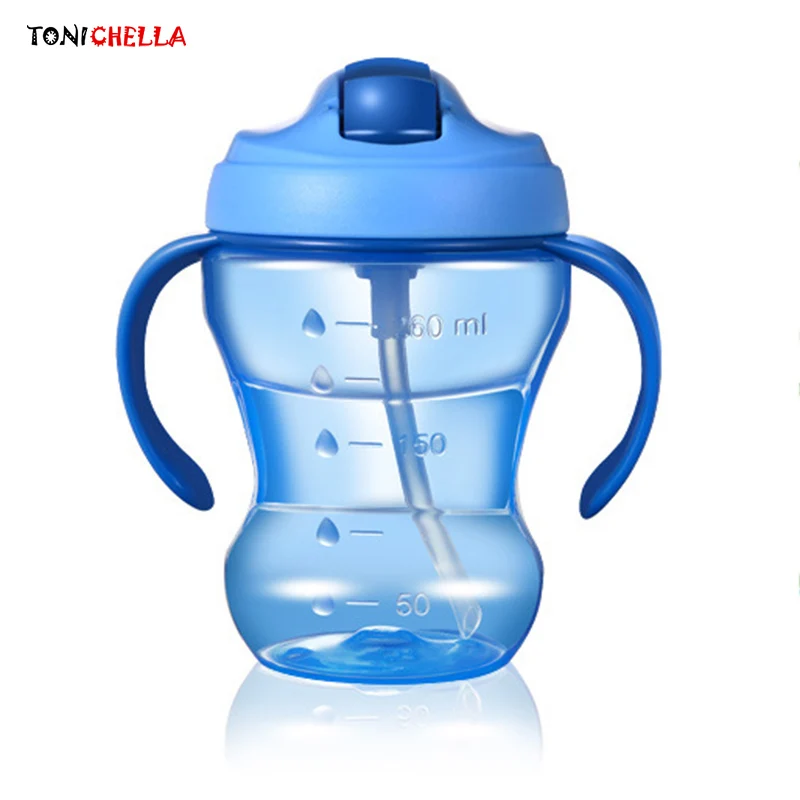 Children-Water-Cups-Baby-Learn-To-Drink-Bottles-Toddler-Drinkware-With-Handles-Easy-Grab-Infant-Drinking-Mug-Children-Gifts-T0367 (2)
