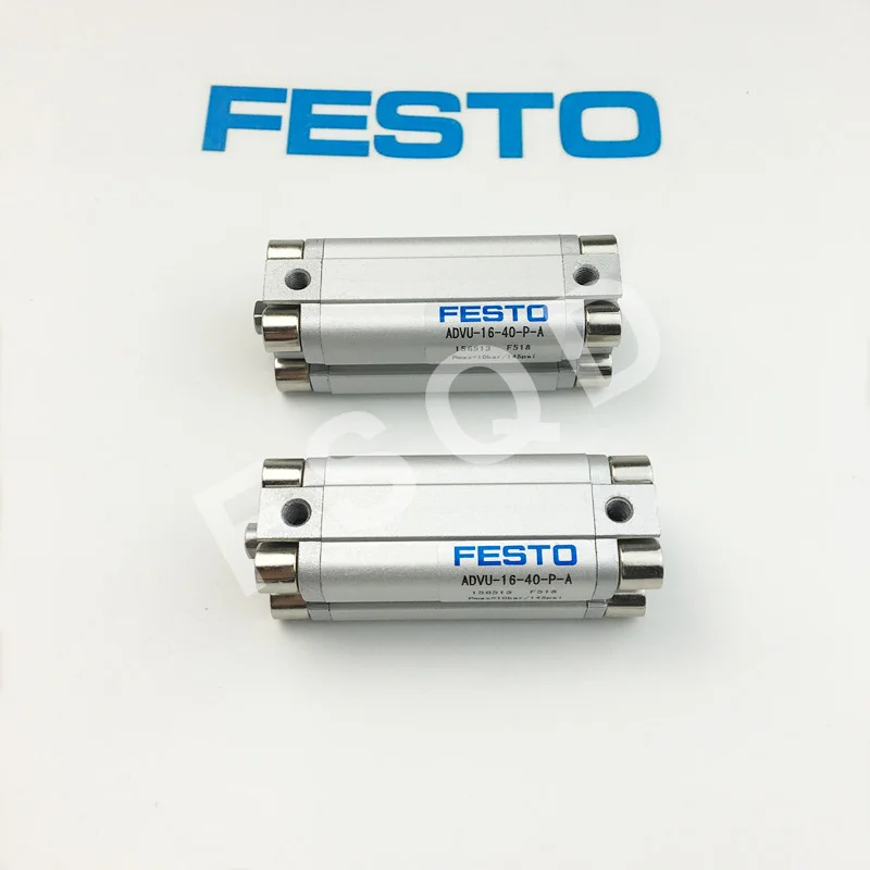 ADVU-25-5-P-A ADVU-25-10-P-A ADVU-25-15-P-A ADVU-25-20-P-A FESTO тонкий компактный воздушный цилиндр ADVU серии