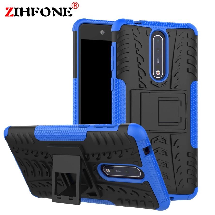 

ZIHFONE For Nokia 8 Case Nokia 8 Cover Heavy Duty Armor Shockproof Rugged Silicone Rubber Hard Back Phone Cover For Nokia8 5.3