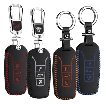 

luckeasy key cover for vw touareg 2018 2019 Car Key bag/case wallet holder key2y