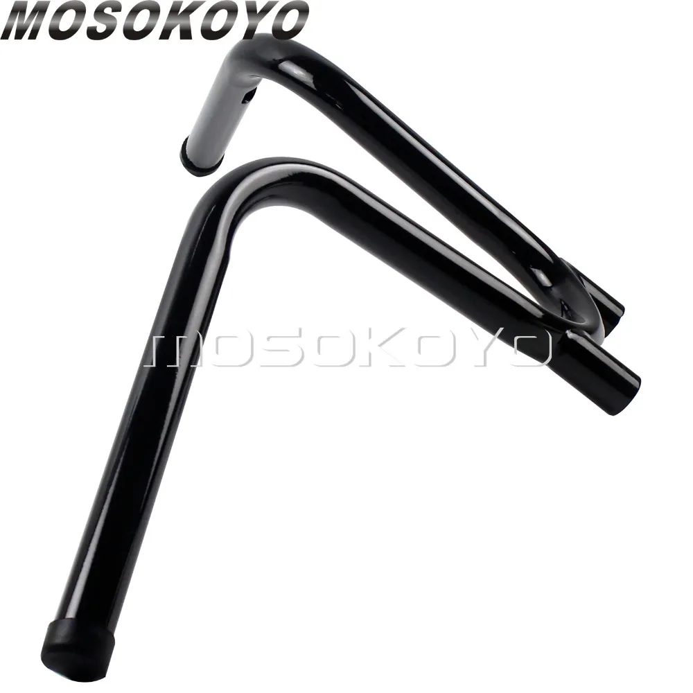 1 &quotРуль 9 5&quot Rise U Bend Bootlegger ручка бар 25 мм для Harley Chopper Bobber Sportster Yamaha XS650 TX650|Руль