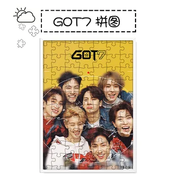 

[MYKPOP]GOT7 EYES ON YOU Puzzles 120pcs With a Photo Frame Desk Decoration KPOP Fans Collection SA18080701