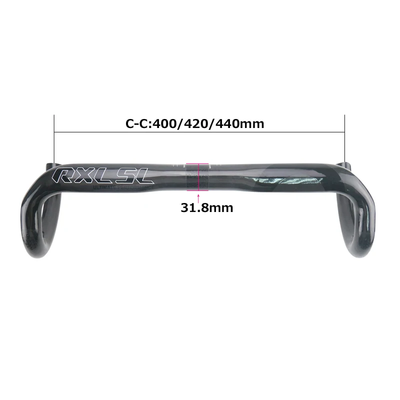 RXL SL Carbon Handlebar 31.1 - 32.5mm UD Drop Handle For Bicycles Handlebar Carbon Bike Road Ultra-light Carbon Handlebars (3)