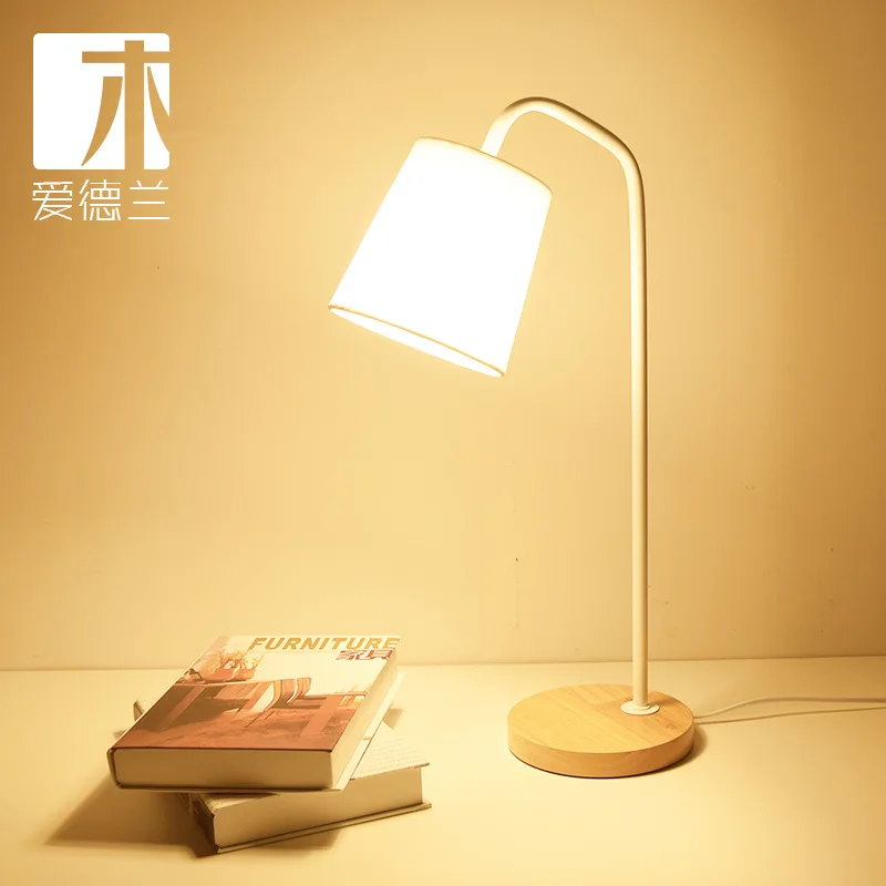 

YOOK 26*54cm Table Lamp for Reading Iron Tablelamp Office Study Bedside Dimming Lighting Small Table Lamp 220v E27