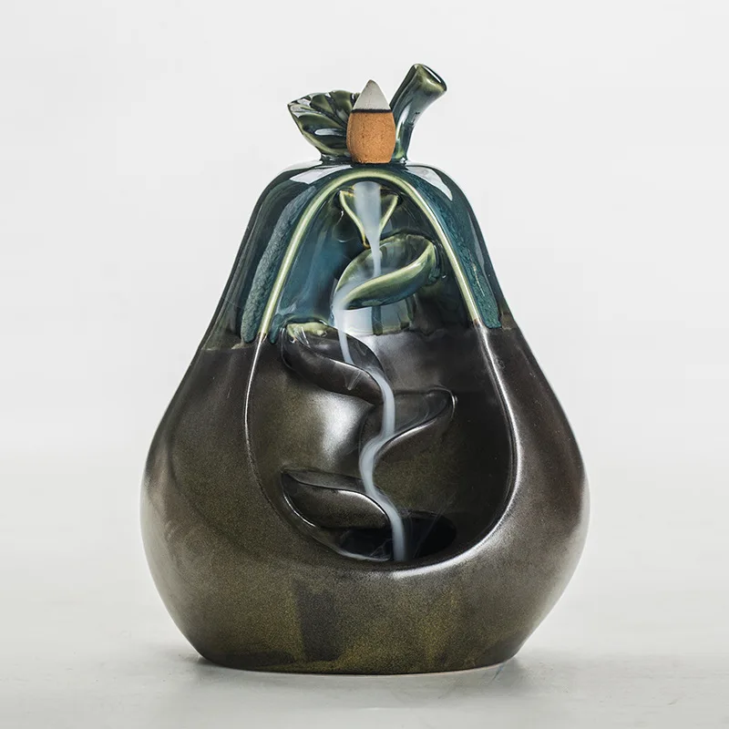 

Backflow Waterfall Smoke Incense Burner Smell Removing Dehumidification Mental Curative Effect Incense Holder Incense Holder