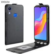 Винтажный кожаный чехол-книжка для huawei Honor 8A Pro, Вертикальный чехол-книжка для Honor 8A, кожаный чехол s, чехол для телефона