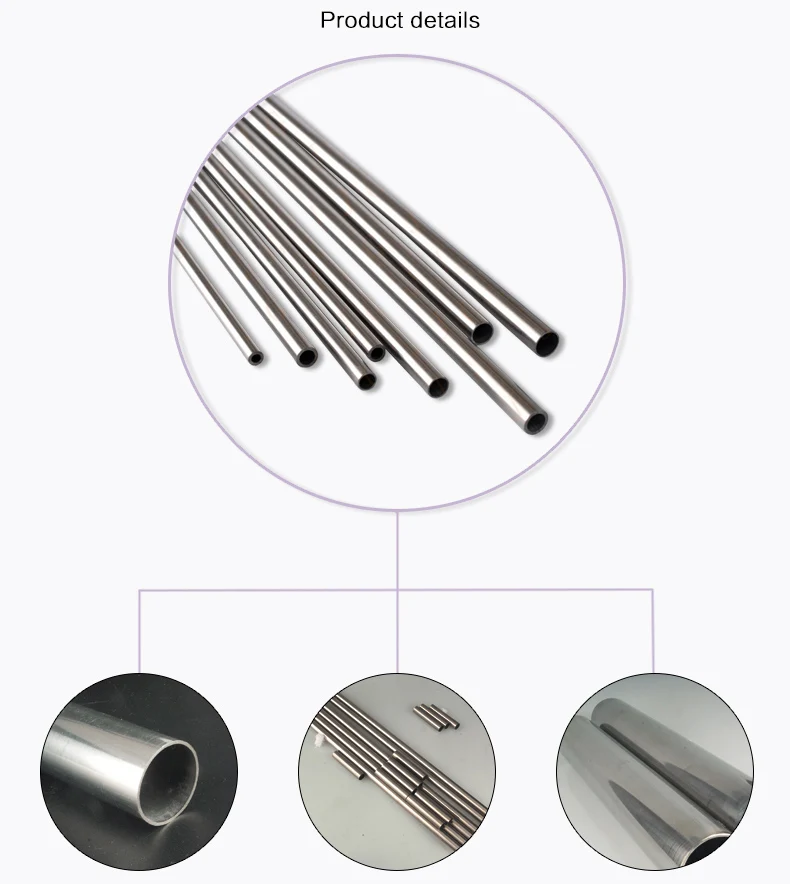 Труба из нержавеющей стали 316L наружный диаметр 8 мм 10 мм 12 мм толщина стенки 1 мм 1,5 мм длина 400 мм