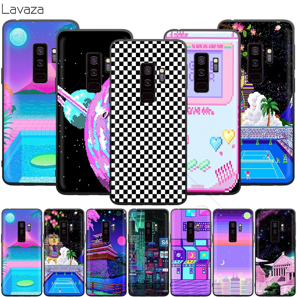 

Lavaza Art Pixel Aesthetic Case for Samsung Galaxy J6 A9 A8 A7 A70 A6 A5 A50 A40 A30 A3 A10 2018