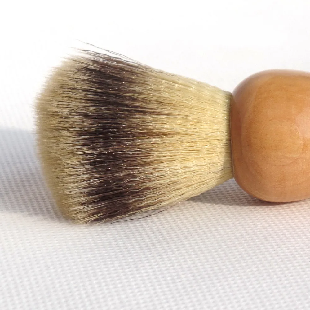 Помазок для бритья с деревянная ручка синтетических волос для Для мужчин для ухода за бородой