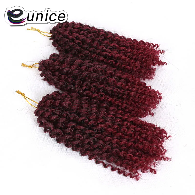 Synthetic Ombre Braiding Hair Mali bob Kinky Curly Crochet Hair (22)