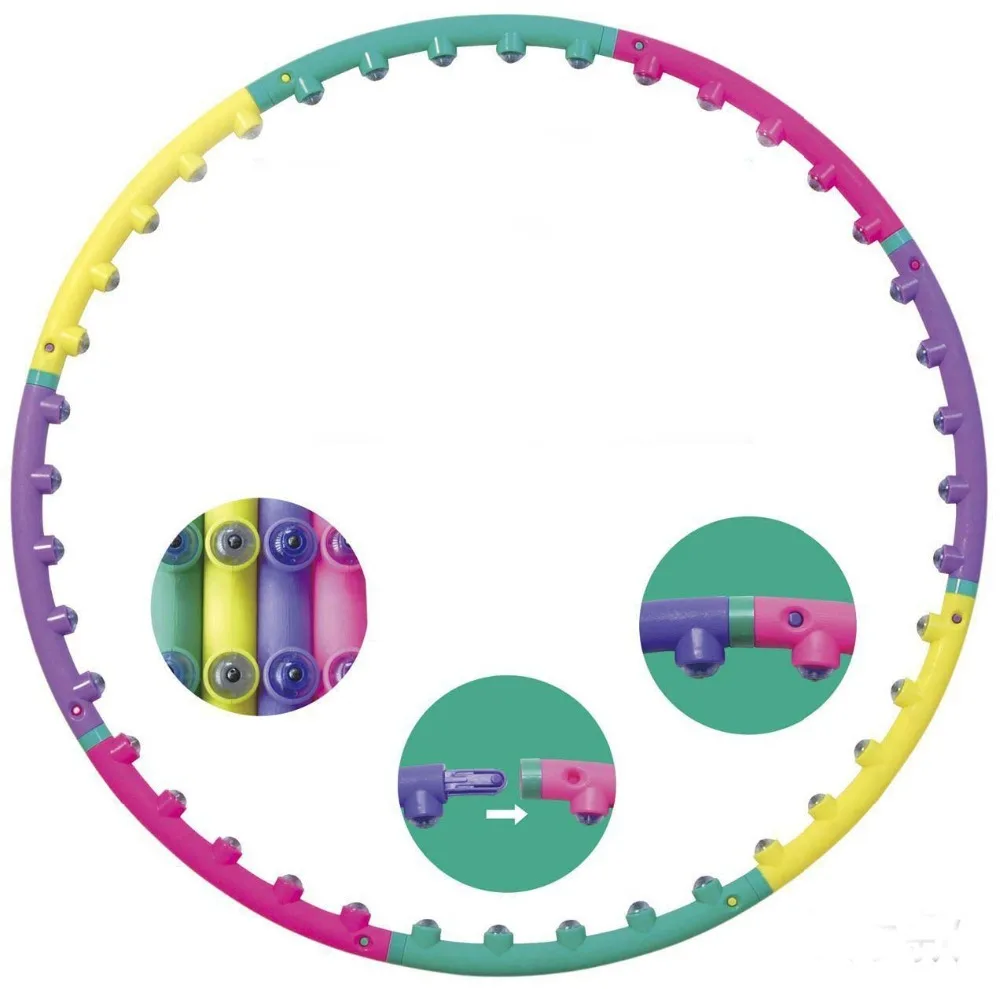Fitness Hoop NEW magnet fitness massage hoops children kid bodybuilding women