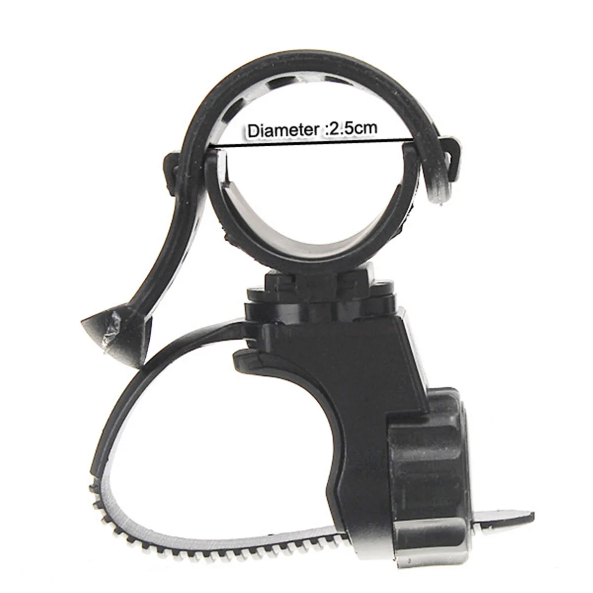 Black 360 Degree Bike Bicycle Flashlight Torch Mount Holder 1Pcs Clamp Clip Adjustable Light Lamp Holder Clip