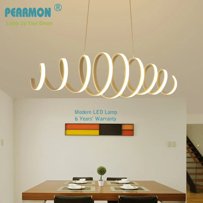 

Aluminum Acrylic Led Pendant Lights For Home Using & Office Using Dining Room Bar Kitchen Hanging Led Pendant Lamp Fixture