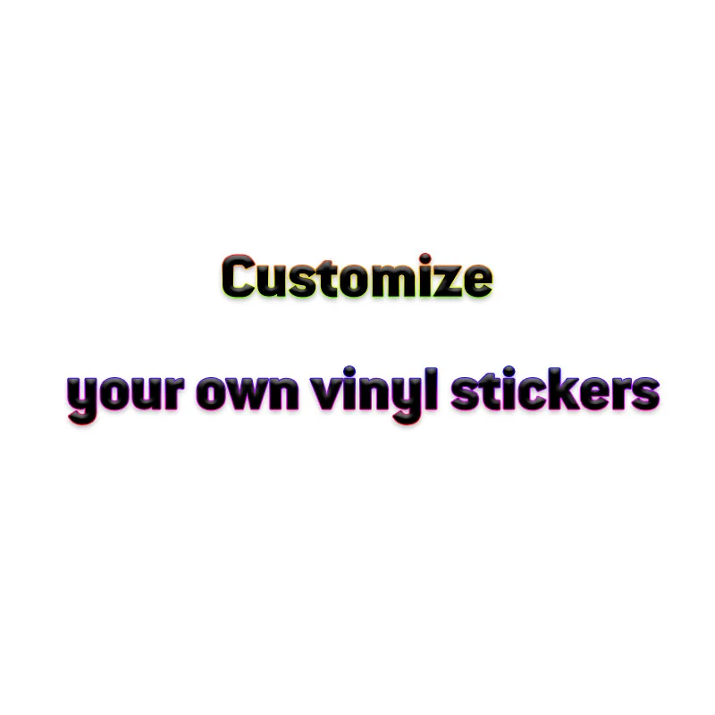 

Customize your own car stickers to send your design to customer service staff