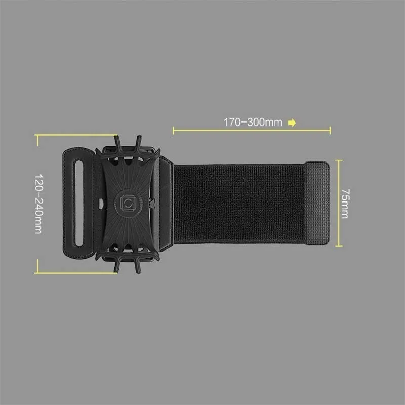 

180 Degrees Rotate The Wristband Phone Holder Rotating Wrist Strap Bracket Outdoor Sports Wrist Strap Phone Holder