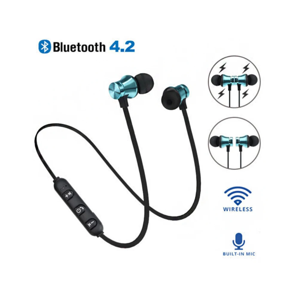 

Wireless Earphone Magnetic Music Bluetooth Earphone XT11 Sport Running Wireless Bluetooth Headset With Mic For Mobile Phone