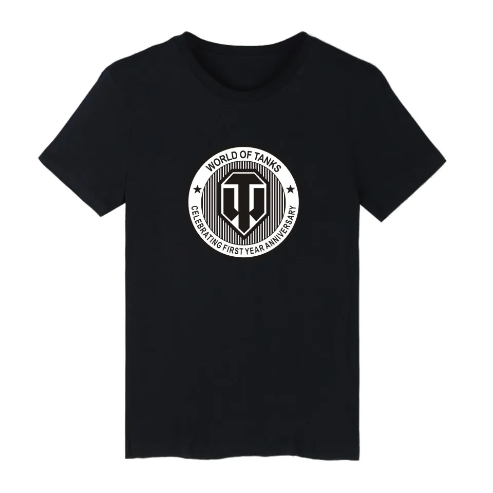 Футболка мужская хлопковая с коротким рукавом и принтом World Of Tanks|brand t shirt men|t ment men