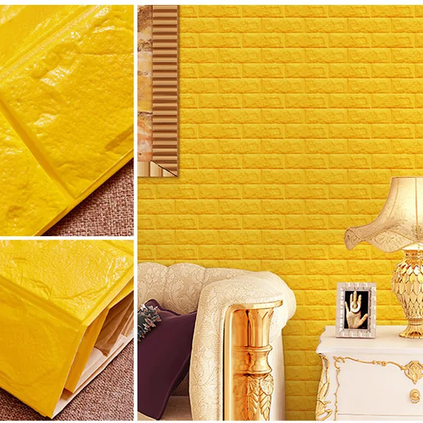 shengdiao 70cm*77cm 3 d stickers waterproof wall stick the sitting room the bedroom wall mat square since the wallpaper glue