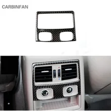 Углеродного волокна Стикеры сзади Кондиционер Vent крышка отделка воздуха на выходе Декор стайлинга автомобилей 3 серии Аксессуары для BMW 2005-2012 C554