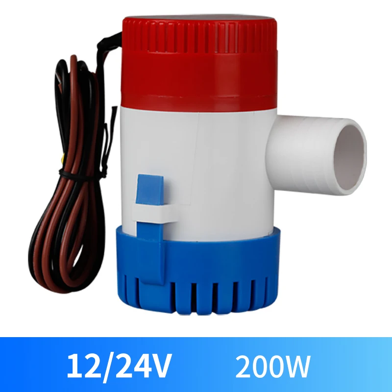 

DC 12V 24V Bilge Pump Supply High Quality Submersible Pump RV Yacht Pump