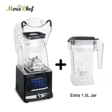 ITOP 1.5L Professional Power Blender Mixer Commercial Bpa Free Ice Smoothie Blender Juicer Food Processor With One More Jar Cup itop commercial professional juicer ice crusher blender multifunctional kitchen appliance food mixer