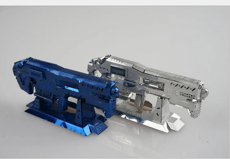 MU 3D Металл Nano головоломки obsidiangauss винтовки модели пистолет комплект DIY лазерной резки собрать головоломки игрушки подарки для взрослых