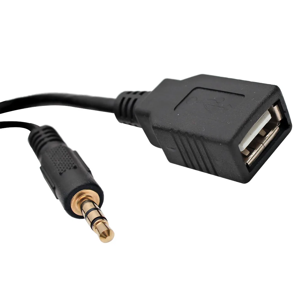 Автомобильный адаптер Aux USB для Mp3 телефона 3 5 мм кабель вспомогательный CD авто