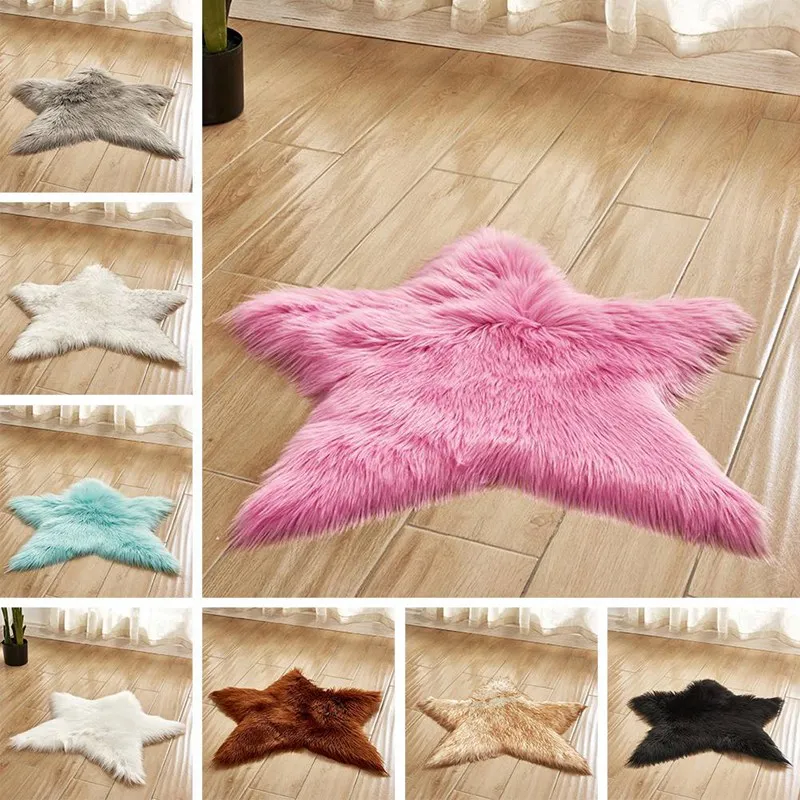 Пентаграмма коврик нескользящий коврик коврики Мягкий Пушистый Ковер Из Искусственного Меха домашний коврик Новое поступление
