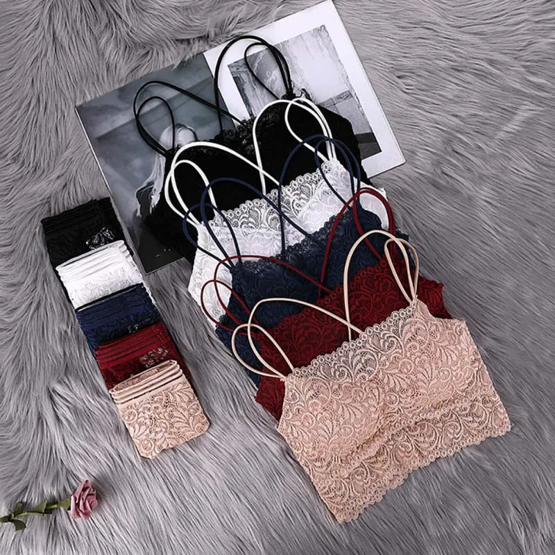 

Liva Girl Transparent Lace Bra and Panty Set Women Sexy Lingerie Bra Set Intimates Ladies Underwear Set