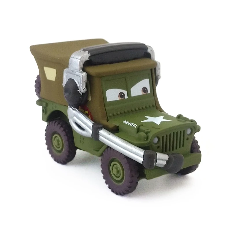Disney Pixar Cars Sarge с гарнитурой металлическая литая под давлением игрушечная машина