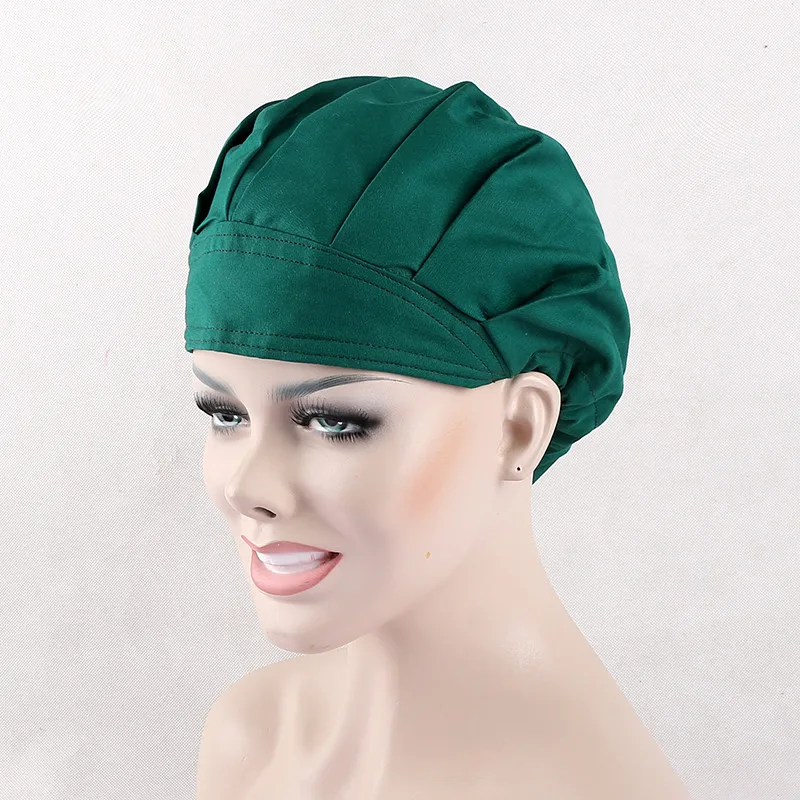 YUFEIDA Больничная хирургическая кепка для женщин и мужчин, унисекс шапка медсестры, Униформа, регулируемая хлопковая медицинская Кепка для доктора, s, шапка для работы
