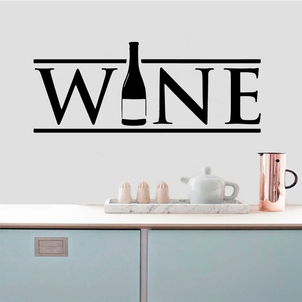 

Fun wine Family Wall Stickers Mural Art Home Decor Living Room Children Room Decoration Decal Stickers Murals